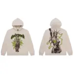 Statue Graphic Hoodie – Cream
