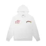 GODSPEED Cowboy Skull Graphic Hoodie – White
