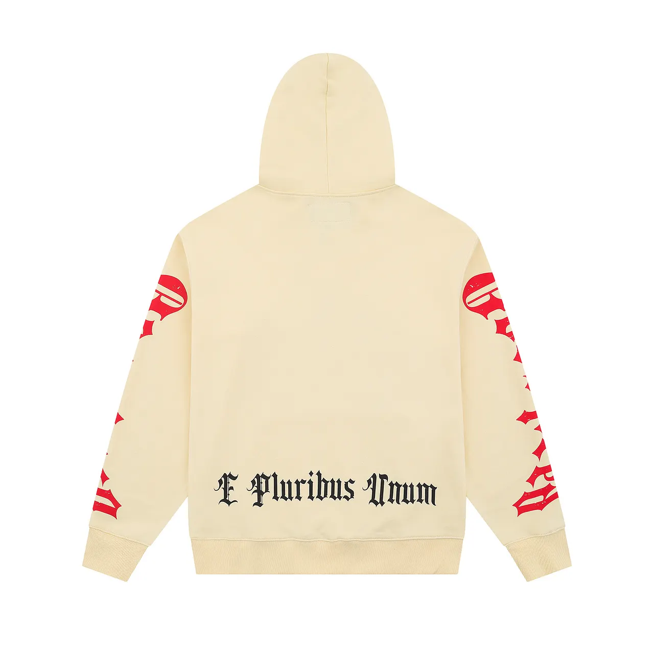 19 Godspeed Masked Skull Hoodie – Cream - Image 1