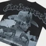 Godspeed Skull Western Graphic T-Shirt