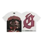 Godspeed Football Skeleton Graphic T-Shirt – White