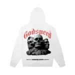 GODSPEED “Mount Skull” Graphic Hoodie – White - Image 2