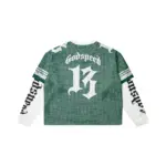 Godspeed Skull Mesh Layered Long Sleeve Jersey – Green 17 Edition