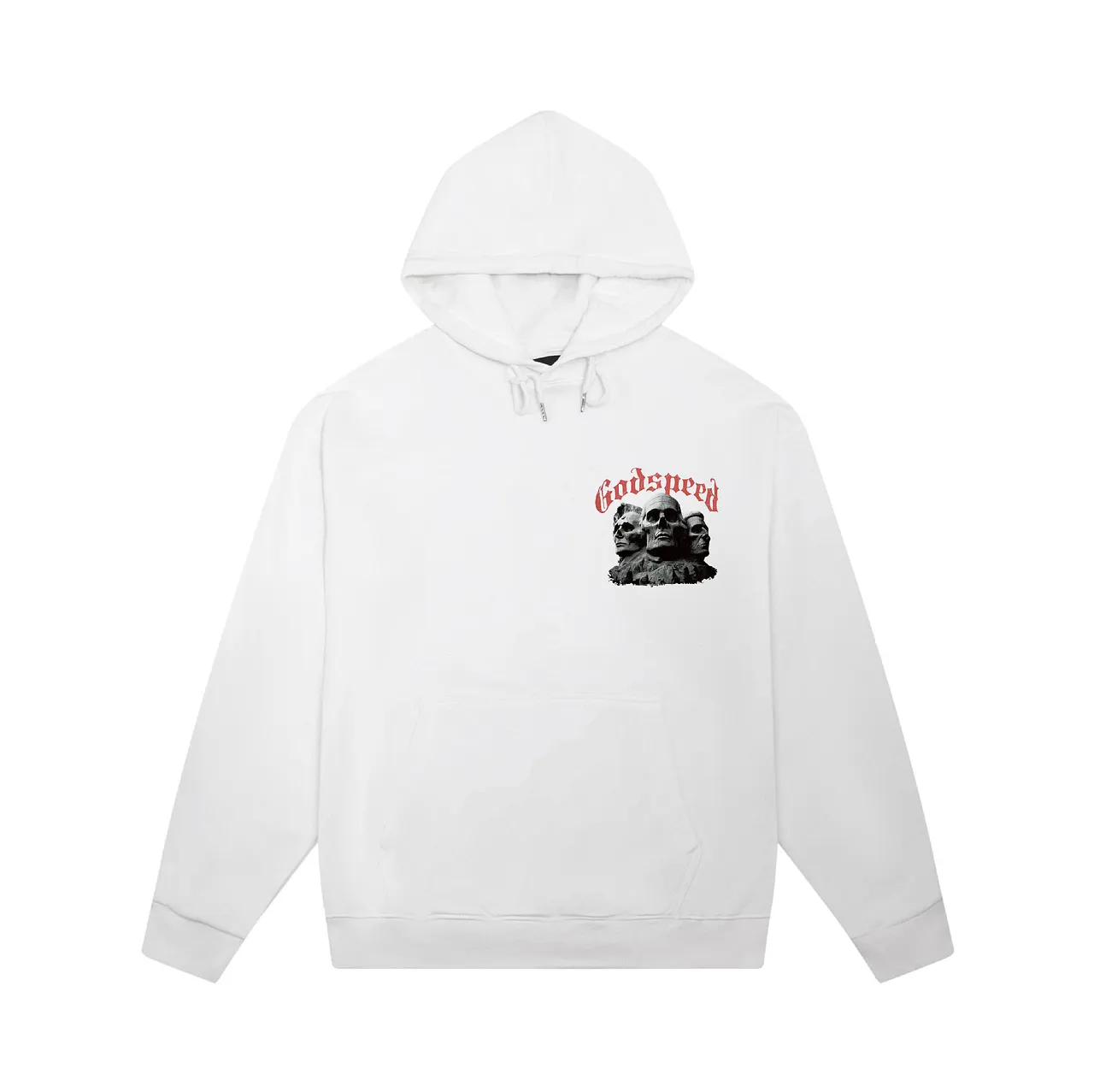 6 GODSPEED “Mount Skull” Graphic Hoodie – White - Image 1