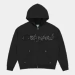 Godspeed Gothic Zip Hoodie & Sweatpants Set – Black - Image 4