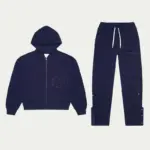 Godspeed Studded Zip Hoodie & Jogger Set – Navy Blue