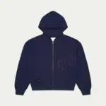 Godspeed Studded Zip Hoodie & Jogger Set – Navy Blue - Image 3
