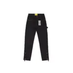 Godspeed Black Embroidered Cargo Denim Jeans - Image 2